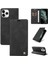 iPhone 11 Pro Max Premium Pu Deri Basit Cüzdan Kılıf Kart Yuvaları Destek Ayağı Manyetik Kapatma Darbeye Dayanıklı Kapak (Yurt Dışından) 5