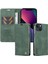 iPhone 15 Premium Pu Deri Basit Cüzdan Kılıf Kart Yuvaları Destek Ayağı Manyetik Kapatma Darbeye Dayanıklı Kapak (Yurt Dışından) 5