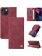 iPhone 13 Premium Pu Deri Basit Cüzdan Kılıf Kart Yuvaları Destek Ayağı Manyetik Kapatma Darbeye Dayanıklı Kapak (Yurt Dışından) 1