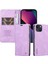 iPhone 13 Premium Pu Deri Basit Cüzdan Kılıf Kart Yuvaları Destek Ayağı Manyetik Kapatma Darbeye Dayanıklı Kapak (Yurt Dışından) 1