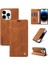 iPhone 15 Pro Max Premium Pu Deri Basit Cüzdan Kılıf Kart Yuvaları Destek Ayağı Manyetik Kapatma Darbeye Dayanıklı Kapak (Yurt Dışından) 4