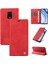 Xiaomi Redmi Note 9 Pro 4g Premium Pu Deri Basit Cüzdan Kılıf Kart Yuvaları Destek Ayağı Manyetik Kapatma Darbeye Dayanıklı Kapak (Yurt Dışından) 5