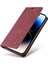 iPhone 15 Pro Max Premium Pu Deri Basit Cüzdan Kılıf Kart Yuvaları Destek Ayağı Manyetik Kapatma Darbeye Dayanıklı Kapak (Yurt Dışından) 4