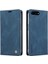 iPhone 8 Plus Premium Pu Deri Basit Cüzdan Kılıf Kart Yuvaları Destek Ayağı Manyetik Kapatma Darbeye Dayanıklı Kapak (Yurt Dışından) 1