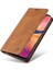 Samsung Galaxy A20 Premium Pu Deri Basit Cüzdan Kılıf Kart Yuvaları Destek Ayağı Manyetik Kapatma Darbeye Dayanıklı Kapak (Yurt Dışından) 4