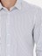 Erkek Lacivert Slim Fit Uzun Kollu Çizgili Gömlek 50272947-VR033 7