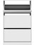 Flat Duo 3 Katlı Geniş Ayakkabılık Dolabı - Beyaz 3