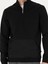 Erkek Siyah Regular Fit Yarım Fermuarlı Cepli Sweatshirt 50276174-VR046 6