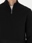 Erkek Siyah Regular Fit Yarım Fermuarlı Cepli Sweatshirt 50276174-VR046 7