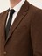 Erkek Kahverengi Slim Fit Ceket 50272714-VR029 7