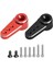 2 Adet Metal 15T Servo Kol Servo Kornası Emax ES08MA Iı Servoya Uygun Eksenel SCX24 1/24 Rc Paletli Araba Parçaları, Kırmızı + Siyah (Yurt Dışından) 4