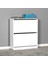 Adore Flat Duo 2 Katlı Geniş Ayakkabılık Dolabı - Beyaz 3