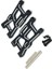 Rc Araba Yükseltme Ön Salıncak Kolu Seti Jjrc C8803 Wltoys 1/14 144016 1/12 124016 Rıaarıo XDKJ-001 Rc Araba Parçaları Siyah (Yurt Dışından) 3
