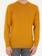 Erkek Sarı Slim Fit Bisiklet Yaka Triko Kazak 50270174-VR044 6