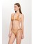 Kadın Ten Rengi Simli Küçük Üçgen Bikini Takımı 25SW030ST 3