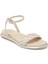 Platin Hakiki Deri Kadın Sandalet - K24Y1SN67667-L9L 1