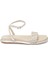 Platin Hakiki Deri Kadın Sandalet - K24Y1SN67667-L9L 3