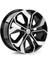 -W7702-04 7.5X17" -4X100 ET40 67.1 Deep Black Diamond Gloss Jant (4 Adet) 1