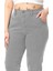Mom Fit Jean Büyük Beden Yüksek Bel Carrot Kesim Dar Paça Pileli Esnek Kot Pantolon C600 4