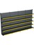 Antrasit Market Petshop Kırtasiye Rafı Duvar Ünitesi D30CMXG320CMXH220CM Antrasit Market Raf Sistemi 1