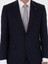 Erkek Lacivert Slim Fit Mikro Desenli Mono Yaka Yün Karışımlı Takım Elbise 50272937-VR033 6