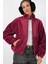 5194 Peluş Mont Ceket - Mürdüm 7
