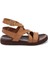 Taba Hakiki Deri Kadın Sandalet - K25Y1SN68114-A29 3
