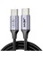 50cm Type-C to Type-C USB 3.1 Gen2 10G 60W/3A Veri Şarj Kablosu 1