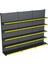 Antrasit Market Petshop Kırtasiye Rafı Duvar Ünitesi D30CMXG210CMXH220CM Antrasit Market Raf Sistemi 1