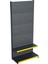 Antrasit Market Petshop Kırtasiye Rafı Hırdavat Rafı D30CMXG70CMXH220CM Antrasit Delikli Pano + Kancalı Raf 1