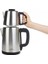 Tea Break 2 In 1 Çelik Su Isıtıcı Çay Makinesi Inox Siyah 5