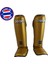 DRGN-T52 Hakiki Deri Kaval Koruyucu Gold Kick Boks Kaval Koruyucu 1