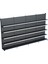 Antrasit Market Petshop Kırtasiye Rafı Duvar Ünitesi D30CMXG280CMXH220CM Antrasit Market Raf Sistemi 1