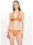 Kadın Ten Rengi Simli Büyük Üçgen Bikini Takımı 25SW040ST 1