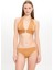 Kadın Ten Rengi Simli Büyük Üçgen Bikini Takımı 25SW040ST 3