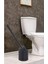 Wc Tuvalet Banyo Fırçası Klozet Fırçası Oval Siyah 3