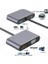 CF02 Macbook Uyumlu Type-C™ To 4K Ultra Hd 1080P Hdmı/vga/pd Şarj/usb 3.0 4ın1 Çevirici Hub Adaptör 3