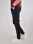 Yan Cep Beli Lastikli Ince Siyah Jogger Pantolon 4
