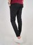 Yan Cep Beli Lastikli Ince Siyah Jogger Pantolon 5