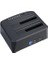 Çift Slotlu Offline Clone Usb3.0 Sata 2.5 / 3.5 Inch HDD SSD Dock Station Klonlama 2