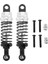 2 Adet Yağ Ayarlanabilir 65MM Amortisör Sönümleyici Rc Araba Için 1/18 Wltoys A959 A969 A979 K929 Hpi Hsp Traxxas Losi Tamiya, Gümüş (Yurt Dışından) 1