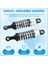 2 Adet Yağ Ayarlanabilir 65MM Amortisör Sönümleyici Rc Araba Için 1/18 Wltoys A959 A969 A979 K929 Hpi Hsp Traxxas Losi Tamiya, Gümüş (Yurt Dışından) 4