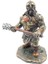 Veronese Viking Savaşçısı Figürü, El Boyaması 15X15X8 cm 1