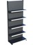 Antrasit Market Petshop Kırtasiye Rafı Duvar Ünitesi D30CMXG70CMXH220CM Antrasit Market Raf Sistemi 1