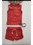 Bb-Unisex Yazlık 2li Set Atlet Şort Takım Kiremit Bebek Çocuk 1