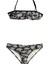 Halter Yaka Botanik Desen 50UV Kız Çocuk Bikini Takımı By Nessi Byrd 1