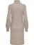 Only Onlsasha L/s Rollneck Dress Knt Noos Kadın Kahverengi Elbise - 15309197 4