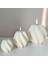 Silikon Mum 3D Büyük Boy Dönen Sütun Geometrik Dalgalı Sabun Beton ve Taş Tozu Kalıbı 1