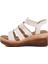 Beyaz Kadın Topuklu Sandalet T-001 Z 2