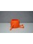 3D Oturan Mini Saksı Turuncu 3